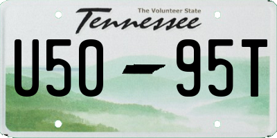 TN license plate U5095T