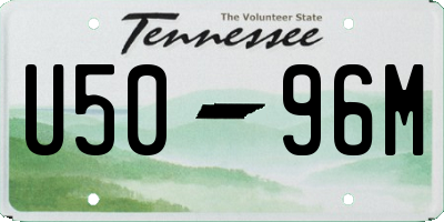 TN license plate U5096M