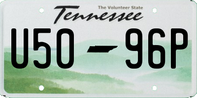 TN license plate U5096P