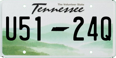 TN license plate U5124Q
