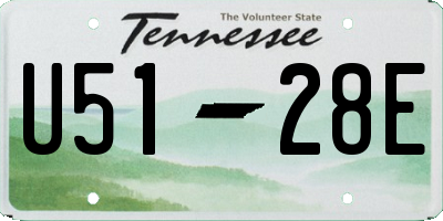 TN license plate U5128E