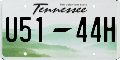 TN license plate U5144H