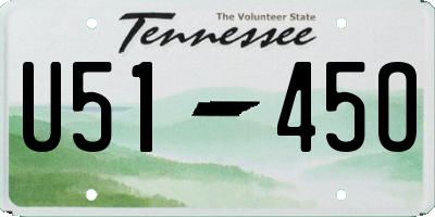 TN license plate U5145O
