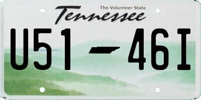 TN license plate U5146I
