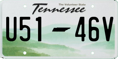 TN license plate U5146V