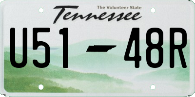TN license plate U5148R