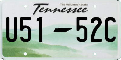 TN license plate U5152C