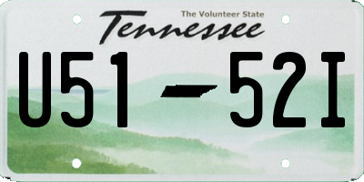 TN license plate U5152I