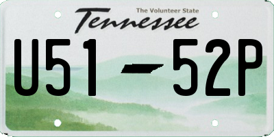 TN license plate U5152P
