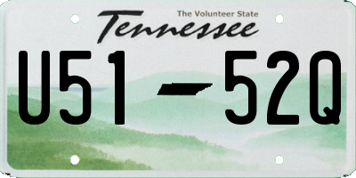TN license plate U5152Q