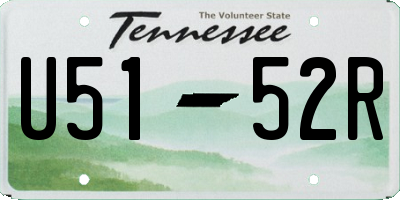 TN license plate U5152R