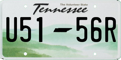 TN license plate U5156R