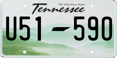 TN license plate U5159O