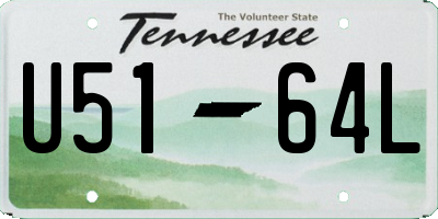 TN license plate U5164L