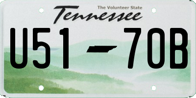 TN license plate U5170B