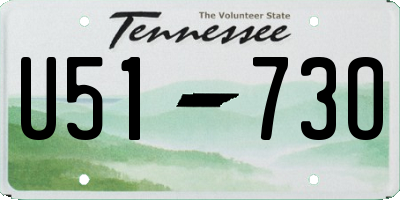 TN license plate U5173O