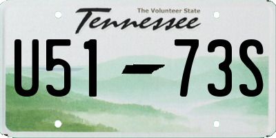 TN license plate U5173S