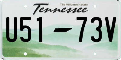 TN license plate U5173V