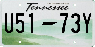 TN license plate U5173Y