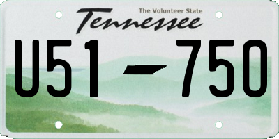 TN license plate U5175O