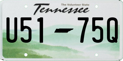 TN license plate U5175Q