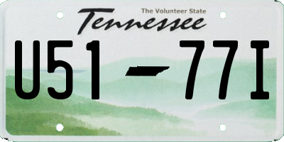 TN license plate U5177I