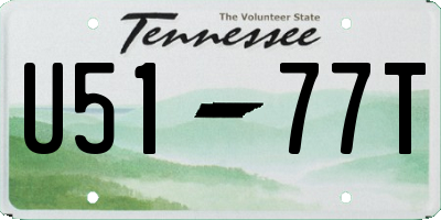 TN license plate U5177T
