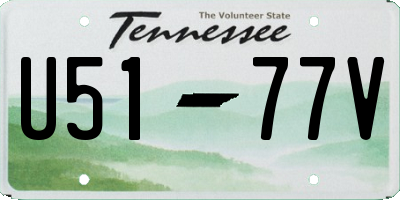 TN license plate U5177V
