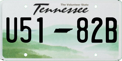 TN license plate U5182B