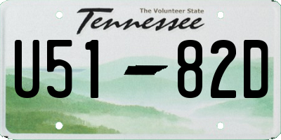 TN license plate U5182D