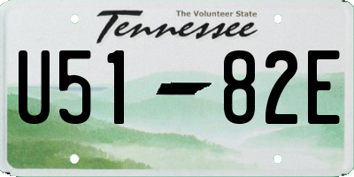 TN license plate U5182E