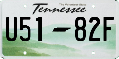TN license plate U5182F