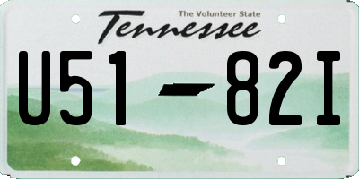 TN license plate U5182I