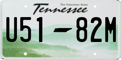 TN license plate U5182M