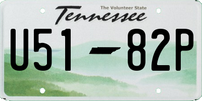 TN license plate U5182P