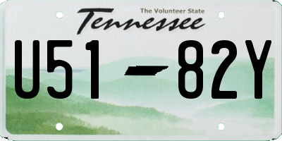 TN license plate U5182Y