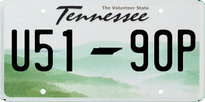 TN license plate U5190P