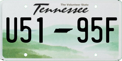 TN license plate U5195F