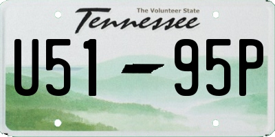 TN license plate U5195P