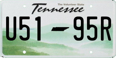 TN license plate U5195R