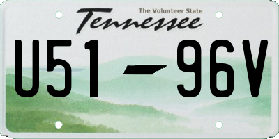 TN license plate U5196V