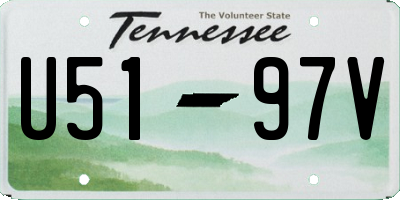 TN license plate U5197V