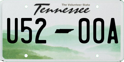 TN license plate U5200A
