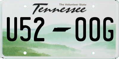 TN license plate U5200G