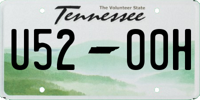 TN license plate U5200H