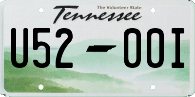 TN license plate U5200I