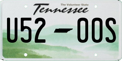 TN license plate U5200S