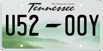 TN license plate U5200Y