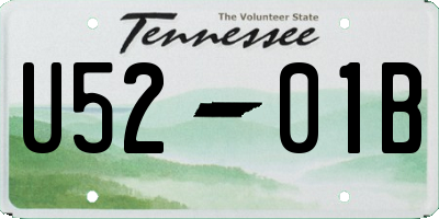 TN license plate U5201B