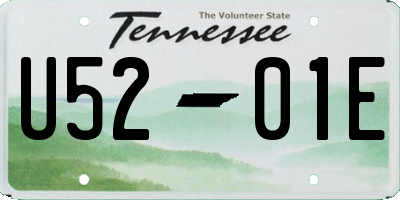 TN license plate U5201E
